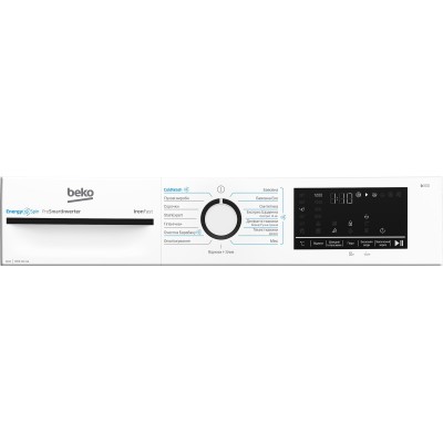 Пральна машина Beko фронтальна, 6кг, 1200, A+++, 45см, дисплей, інвертор, пара, білий (BM3WFU46245WB)