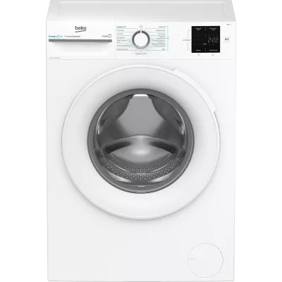 Пральна машина Beko фронтальна, 7кг, 1200, A+++, 49см, дисплей, інвертор, пара, білий (BM1WFSU37233WW)