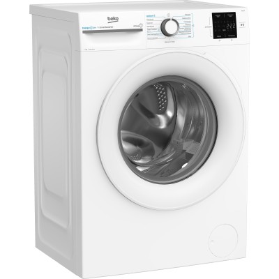 Пральна машина Beko фронтальна, 7кг, 1200, A+++, 49см, дисплей, інвертор, пара, білий (BM1WFSU37233WW)