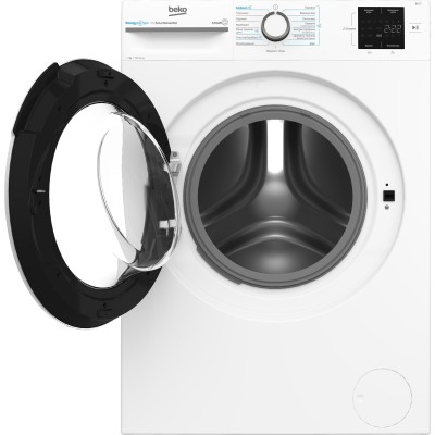 Пральна машина Beko фронтальна, 7кг, 1200, A+++, 49см, дисплей, інвертор, пара, білий (BM1WFSU37233WW)