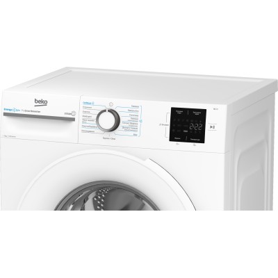 Пральна машина Beko фронтальна, 7кг, 1200, A+++, 49см, дисплей, інвертор, пара, білий (BM1WFSU37233WW)