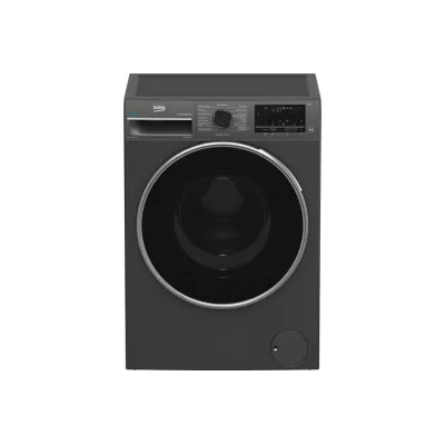 Пральна машина Beko фронтальна, 8кг, 1200, A+++, 56см, дисплей, пар, інвертор, графіт (B3WFU5822MG)