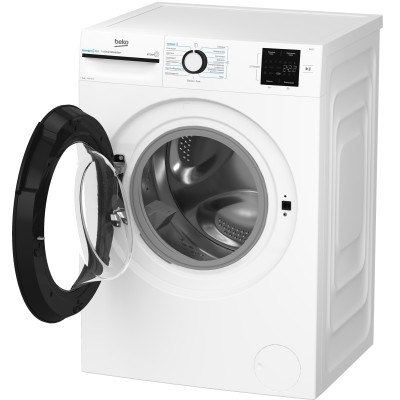 Пральна машина Beko фронтальна, 9кг, 1200, A+++, 55см, дисплей, інвертор, пара, білий (BM1WFU39233WB)