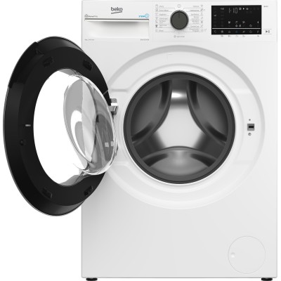 Пральна машина Beko фронтальна, 9кг, 1400, A+++, 55см, дисплей, SMART, пара, інв., білий (B3WFU5943W)