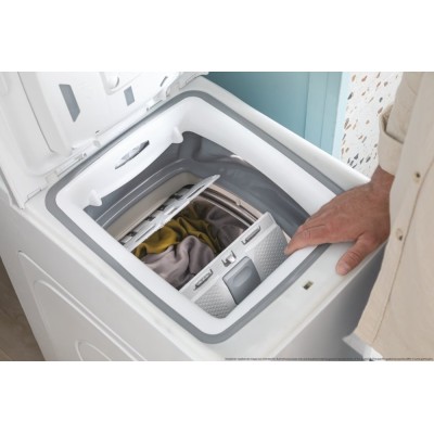 Пральна машина Candy вертикальна, 7кг, 1200, A+++, 60см, дисплей, білий (TCA273D3-9)