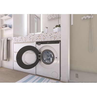 Пральна машина Candy фронтальна, 5кг, 1200, A+++, 44см, дисплей, інвертор, люк чорний, висота 70см, білий (CW50-BP12307-S)