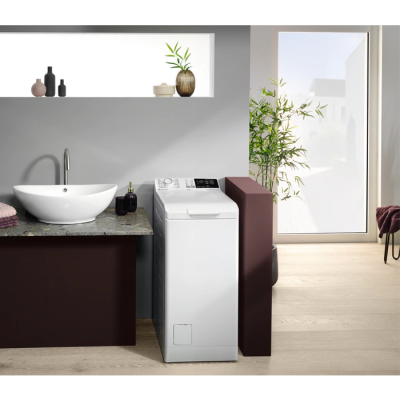 Пральна машина Electrolux вертикальна, 6кг, 1000, A+++, 60см, дисплей, білий (EW6T4062U)