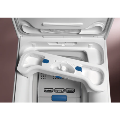 Пральна машина Electrolux вертикальна, 6кг, 1000, A+++, 60см, дисплей, білий (EW6T4062U)