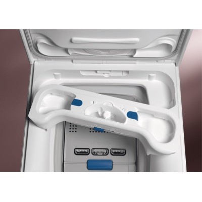 Пральна машина Electrolux вертикальна, 7кг, 1200, A+++, 60см, дисплей, інвертор, білий (EW6T4272U)
