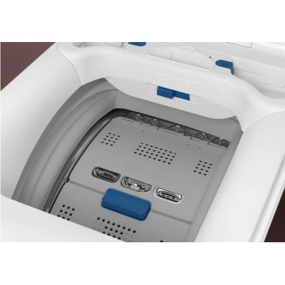 Пральна машина Electrolux вертикальна, 7кг, 1200, A+++, 60см, дисплей, інвертор, білий (EW6T4272U)