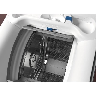 Пральна машина Electrolux вертикальна, 7кг, 1200, A+++, 60см, дисплей, інвертор, білий (EW6T4272U)