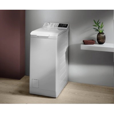 Пральна машина Electrolux вертикальна, 7кг, 1200, A+++, 60см, дисплей, інвертор, білий (EW6T4272U)