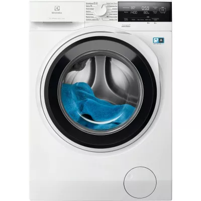 Пральна машина Electrolux фронтальна, 10кг, 1400, A+++, 66см, дисплей, пара, інвертор, білий (EW7F3414U)