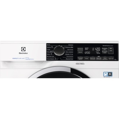 Пральна машина Electrolux фронтальна, 7кг, 1200, A+++, 48см, дисплей, інвертор, білий (EW6SM227CU)