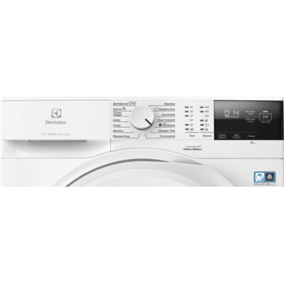 Пральна машина Electrolux фронтальна, 8кг, 1200, A+++, 58см, дисплей, інвертор, білий (EW6F2281U)