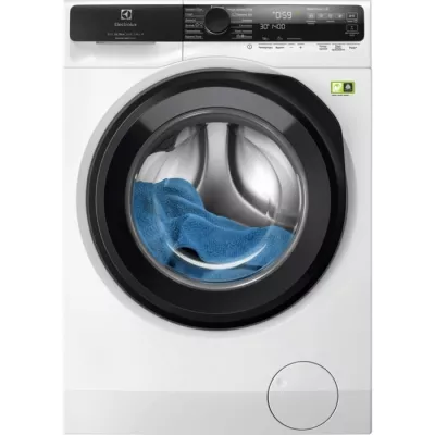 Пральна машина Electrolux фронтальна, 9кг, 1400, A+++, 60см, дисплей, пара, інвертор, universaldose, білий (EW8F5492QU)
