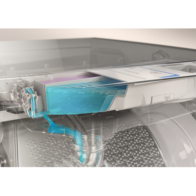 Пральна машина Electrolux фронтальна, 9кг, 1400, A+++, 66см, дисплей, пара, інвертор, автодоз, білий (EW6F3494ACU)