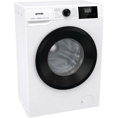 Пральна машина Gorenje фронтальна, 6кг, 1200, A+++, 43.5см, дисплей, пар, інвертор, білий (W3NGPI62SBS)