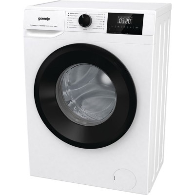 Пральна машина Gorenje фронтальна, 6кг, 1200, A+++, 43.5см, дисплей, пар, інвертор, білий (W3NGPI62SBS)