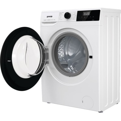 Пральна машина Gorenje фронтальна, 7кг, 1400, A+++, 47см, дисплей, пара, інвертор, білий (WNHEI74SAS)