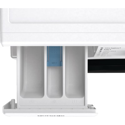 Пральна машина Gorenje фронтальна, 7кг, 1400, A+++, 47см, дисплей, пара, інвертор, білий (WNHEI74SAS)