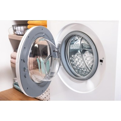Пральна машина Gorenje фронтальна, 7кг, 1400, A+++, 47см, дисплей, пара, інвертор, білий (WNHEI74SAS)