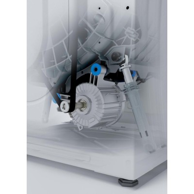 Пральна машина Gorenje фронтальна, 7кг, 1400, A+++, 47см, дисплей, пара, інвертор, білий (WNHEI74SAS)