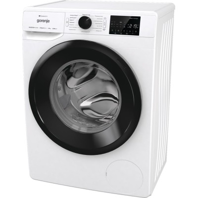 Пральна машина Gorenje фронтальна, 8кг, 1200, A+++, 46,5см, дисплей, інвертор, пара, Wi-Fi, білий (WPNEI82SBSWIFI)