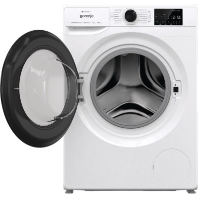 Пральна машина Gorenje фронтальна, 8кг, 1200, A+++, 46,5см, дисплей, інвертор, пара, Wi-Fi, білий (WPNEI82SBSWIFI)