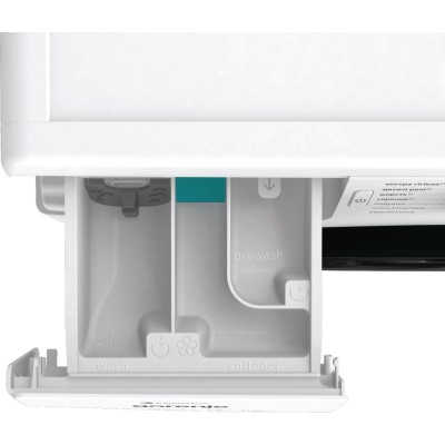 Пральна машина Gorenje фронтальна, 8кг, 1200, A+++, 46,5см, дисплей, інвертор, пара, Wi-Fi, білий (WPNEI82SBSWIFI)