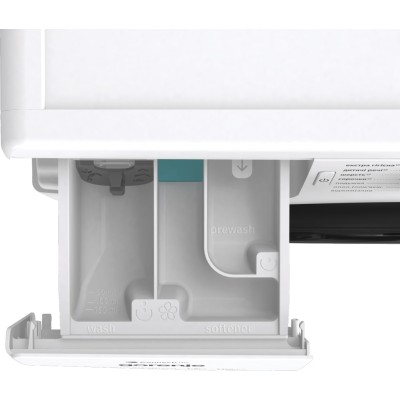 Пральна машина Gorenje фронтальна, 8кг, 1400, A+++, 46,5см, дисплей, інвертор, пара, Wi-Fi, білий (WPNEI84SBSWIFI)
