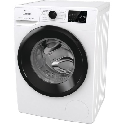 Пральна машина Gorenje фронтальна, 8кг, 1400, A+++, 55см, дисплей, інвертор, пара, Wi-Fi, білий (WPNEI84A1SWIFI)