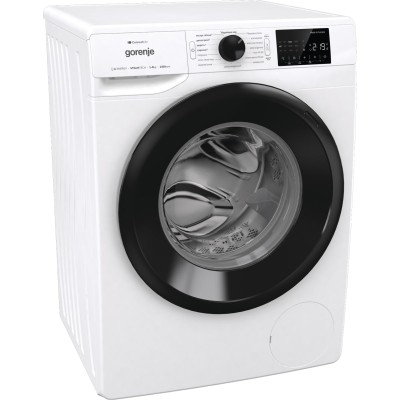 Пральна машина Gorenje фронтальна, 8кг, 1400, A+++, 55см, дисплей, інвертор, пара, Wi-Fi, білий (WPNEI84A1SWIFI)