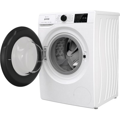 Пральна машина Gorenje фронтальна, 8кг, 1400, A+++, 55см, дисплей, інвертор, пара, Wi-Fi, білий (WPNEI84A1SWIFI)