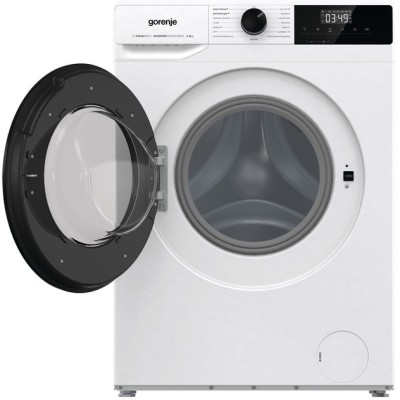 Пральна машина Gorenje фронтальна, 8кг, 1400, A+++, 55см, дисплей, пара, інвертор, білий (W1NHPI84AS)