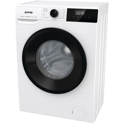 Пральна машина Gorenje фронтальна, 8кг, 1400, A+++, 55см, дисплей, пара, інвертор, білий (W1NHPI84AS)
