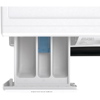 Пральна машина Gorenje фронтальна, 8кг, 1400, A+++, 55см, дисплей, пара, інвертор, білий (W1NHPI84AS)