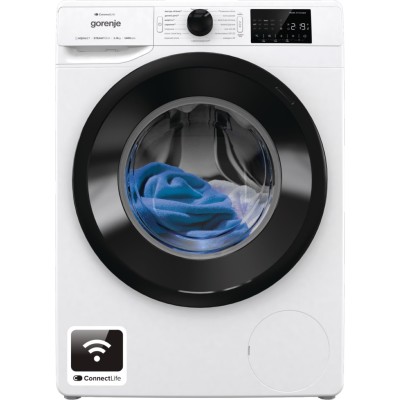 Пральна машина Gorenje фронтальна, 9кг, 1400, A+++, 46,5см, дисплей, інвертор, пара, Wi-Fi, білий (WPNEI94A1SWIFI)