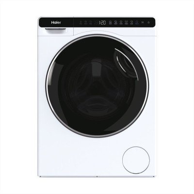 Пральна машина Haier фронтальна, 5кг, 1200, A+++, 44см, дисплей, інвертор, люк чорний, висота 70см, білий (HW50-BP12307)