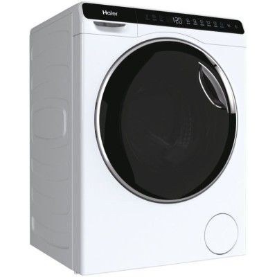Пральна машина Haier фронтальна, 5кг, 1200, A+++, 44см, дисплей, інвертор, люк чорний, висота 70см, білий (HW50-BP12307)