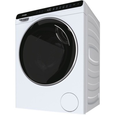 Пральна машина Haier фронтальна, 5кг, 1200, A+++, 44см, дисплей, інвертор, люк чорний, висота 70см, білий (HW50-BP12307)