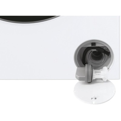 Пральна машина Haier фронтальна, 5кг, 1200, A+++, 44см, дисплей, інвертор, люк чорний, висота 70см, білий (HW50-BP12307)