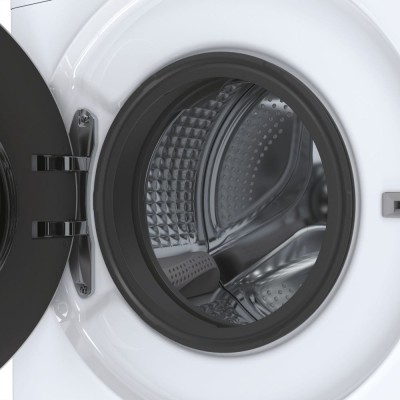 Пральна машина Haier фронтальна, 5кг, 1200, A+++, 44см, дисплей, інвертор, люк чорний, висота 70см, білий (HW50-BP12307)
