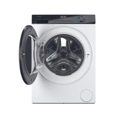 Пральна машина Haier фронтальна, 7кг, 1200, A+++, 44см, дисплей, пара, інвертор, люк чорний, прямий привід, білий (HW70-B12929)