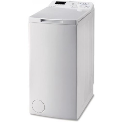 Пральна машина Indesit вертикальна, 5кг, 1000, A++, 60см, дисплей, білий (BTWD51052EU)