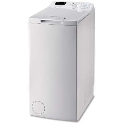 Пральна машина Indesit вертикальна, 6кг, 1000, A+++, 60см, дисплей, білий (BTWD61053EU)