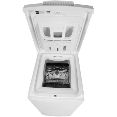 Пральна машина Indesit вертикальна, 7кг, 1200, A+++, 60см, дисплей, білий (BTWE71253PEU)