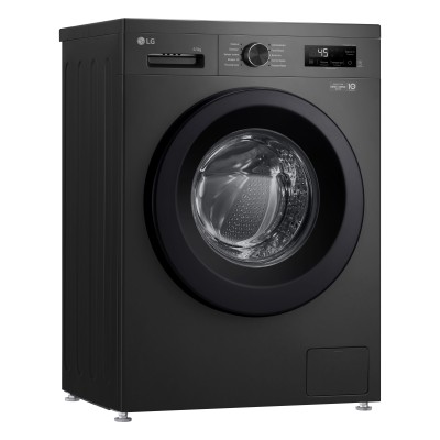 Пральна машина LG фронтальна, 6.5кг, 1200, A+++, 44см, дисплей, пара, інвертор, чорний (F2Y1WS6J)
