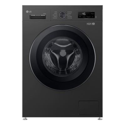 Пральна машина LG фронтальна, 6.5кг, 1200, A+++, 44см, дисплей, пара, інвертор, чорний (F2Y1WS6J)