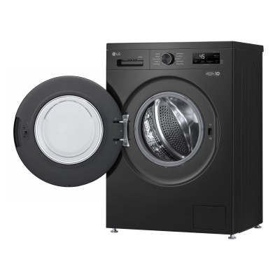 Пральна машина LG фронтальна, 6.5кг, 1200, A+++, 44см, дисплей, пара, інвертор, чорний (F2Y1WS6J)
